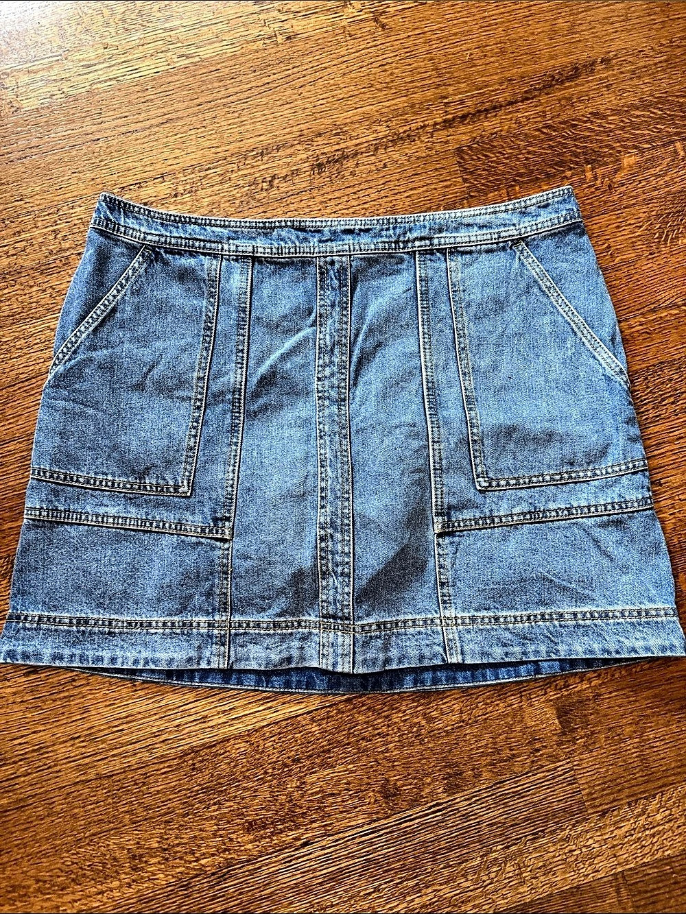 Cabi Speedway Skirt Denim Mini Skirt Blue Size 16